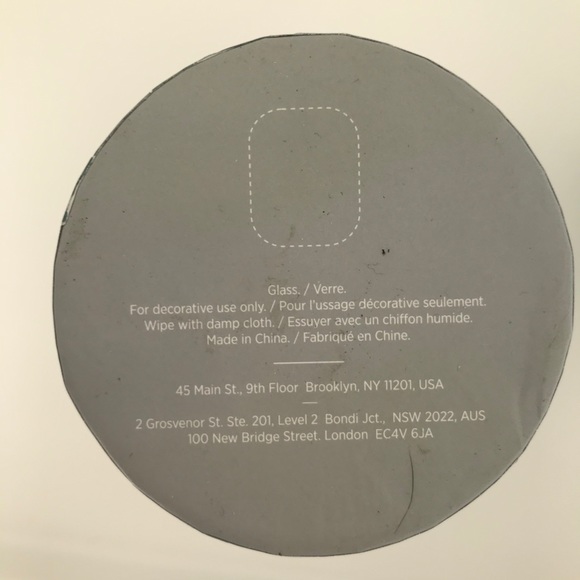 West Elm Glass Owl Paperweight EUC - Picture 3 of 3